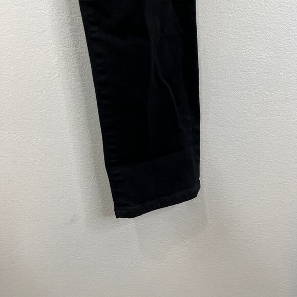 J Brand Black Jeans Cotton Stretch Low-Rise Dark Wash Pencil Leg Size 24 New - Picture 4 of 11